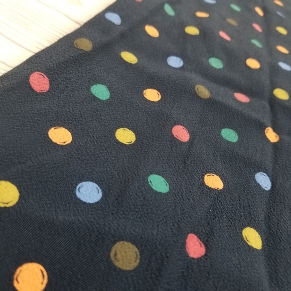 J Jill Polka Dot Short Sleeve Shift Dress Blue - Picture 5 of 7